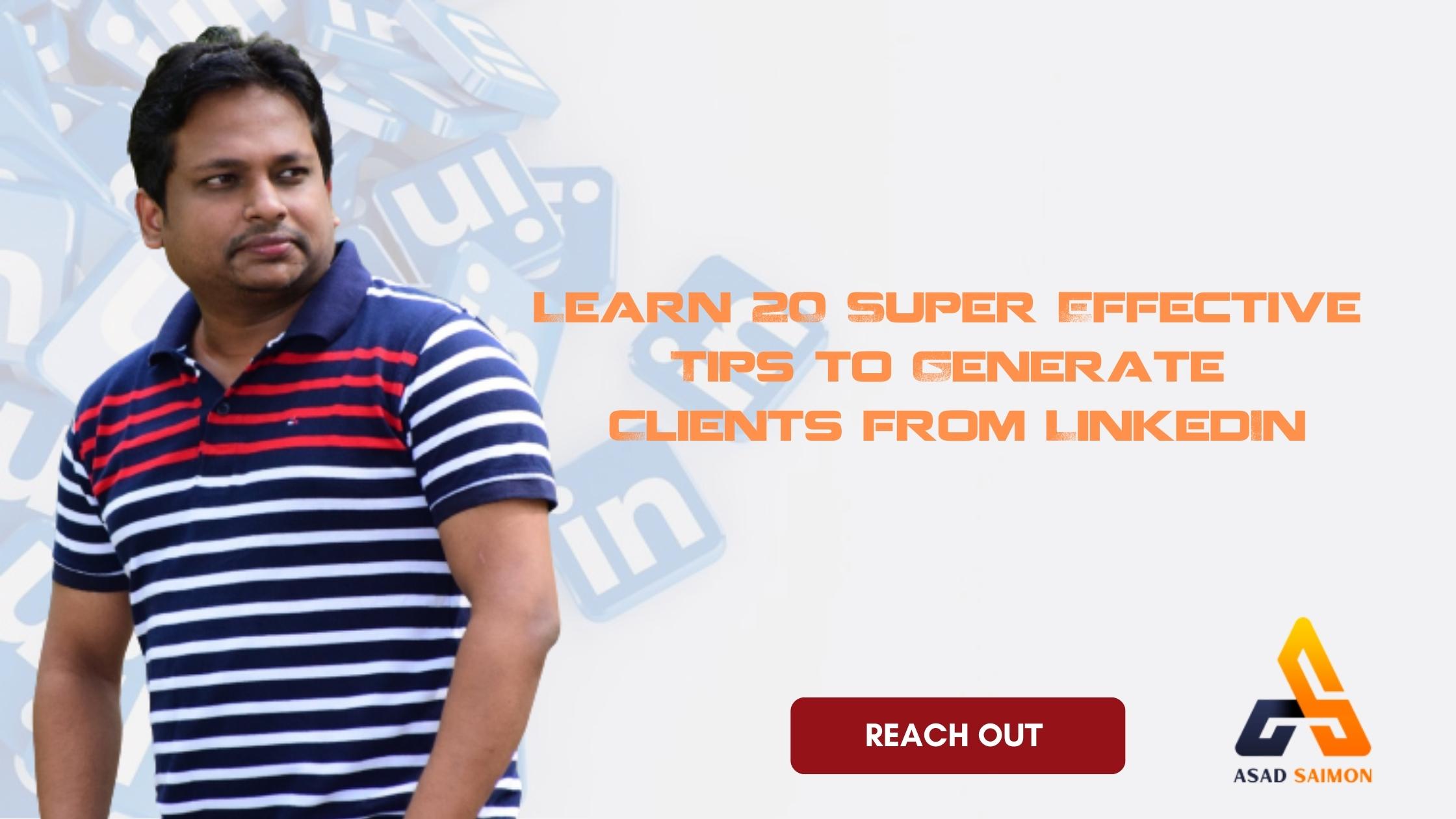 Tips to Generate Clients from LinkedIn